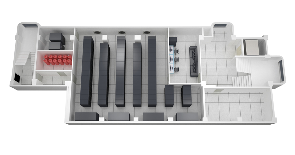 機(jī)房3D效果圖的作用，機(jī)房3D效果圖